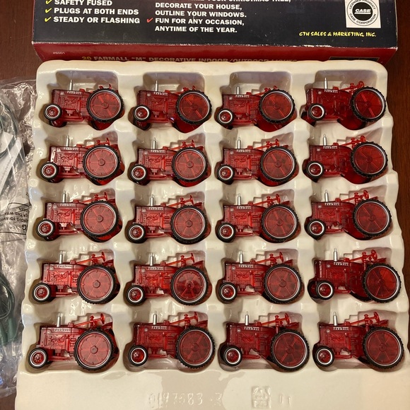 case Other - 20 pc special Edition Farmall M Tractor Decorative indoor/ outdoor lights Case